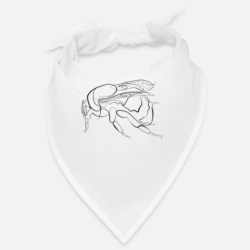 Hummel Beekeeper - one line drawing Bandana