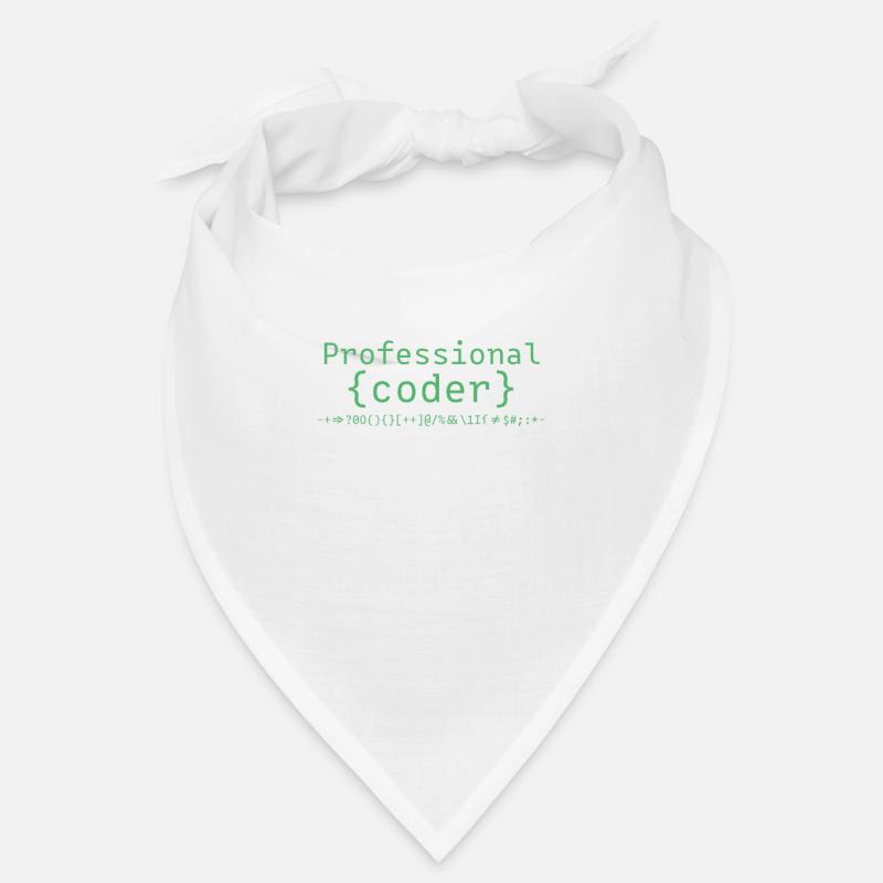 Programmer - Bandana - blanc