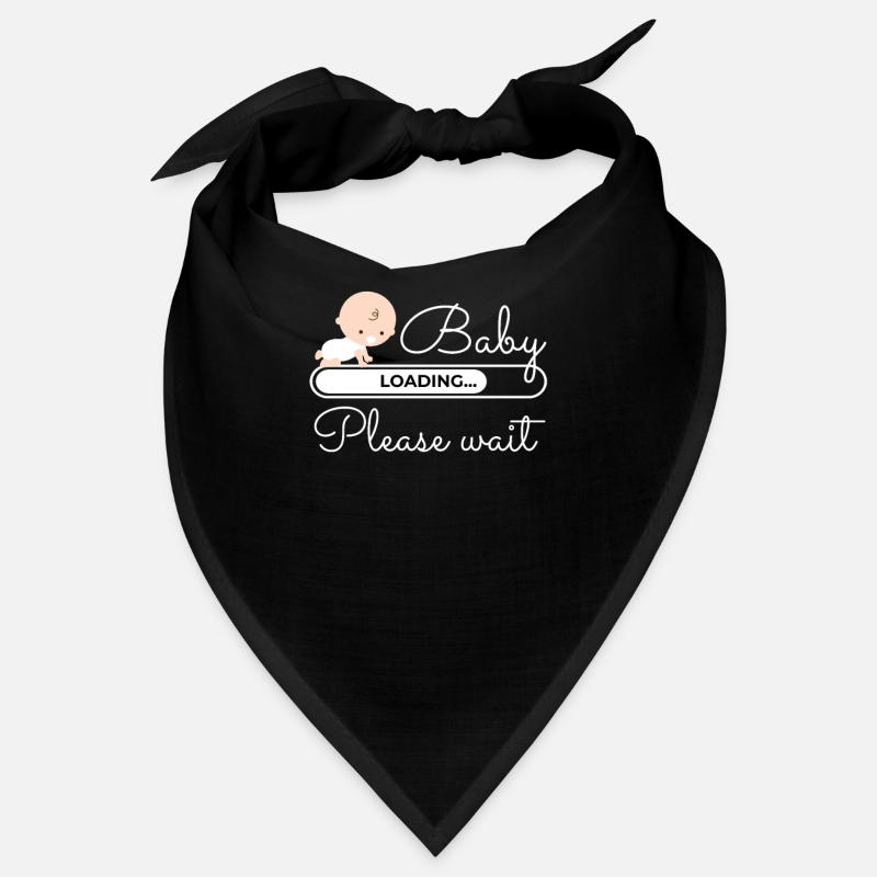 Baby Loading Please Wait Schwangerschaft Mutter Bandana