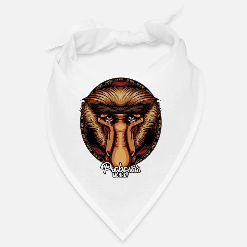 Cadeau de faune de visage de visage de singe de Proboscis Bandana