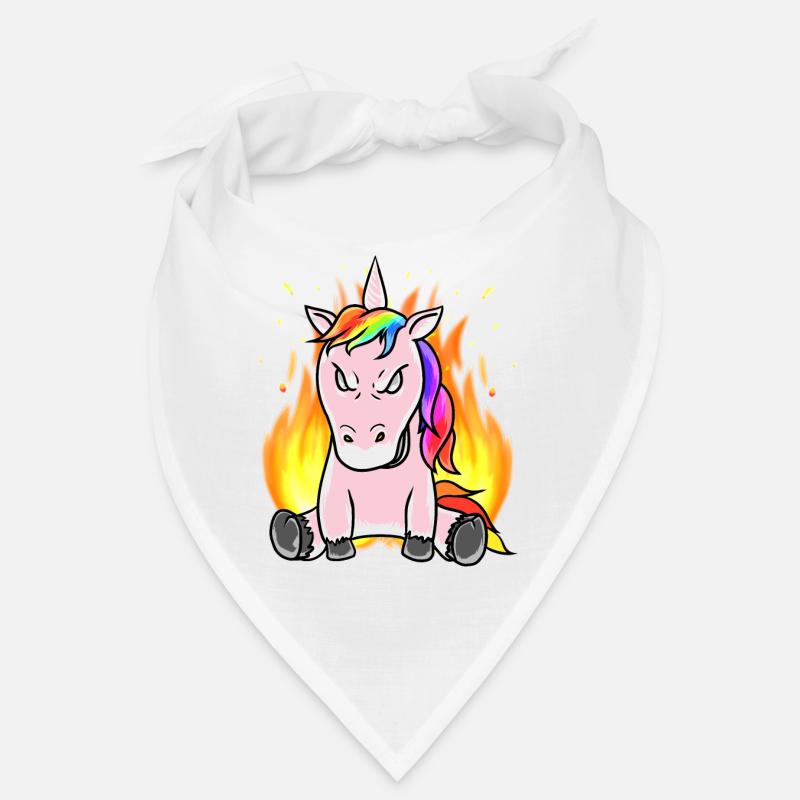 Einhorn Einhörner Horror Teufel Dämon Halloween Bandana