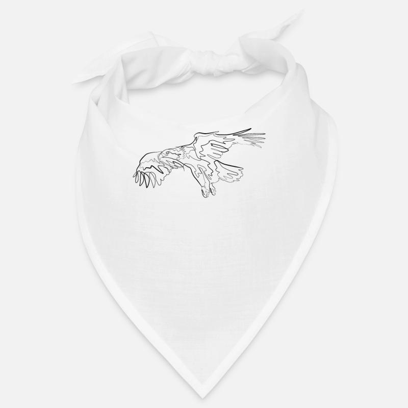 Adler Vogel - one line drawing Bandana