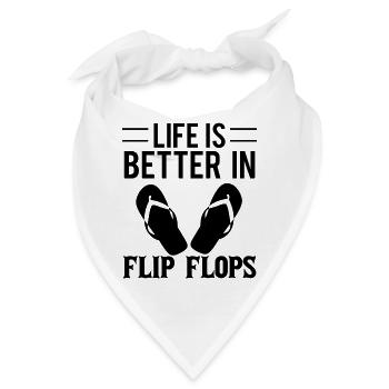 Flip Flops - Bandana - Weiß - Vorne