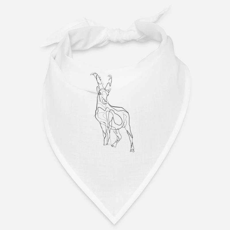 Capricorne - one line drawing Bandana