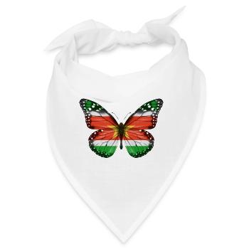 Schmetterlingsflagge von Surinam - Bandana - Weiß - Vorne