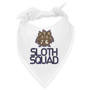 Sloth Squad - Bandana - Weiß - Vorne