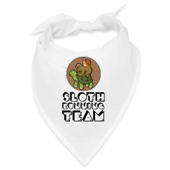 Sloth Running Team - Bandana - Weiß - Vorne