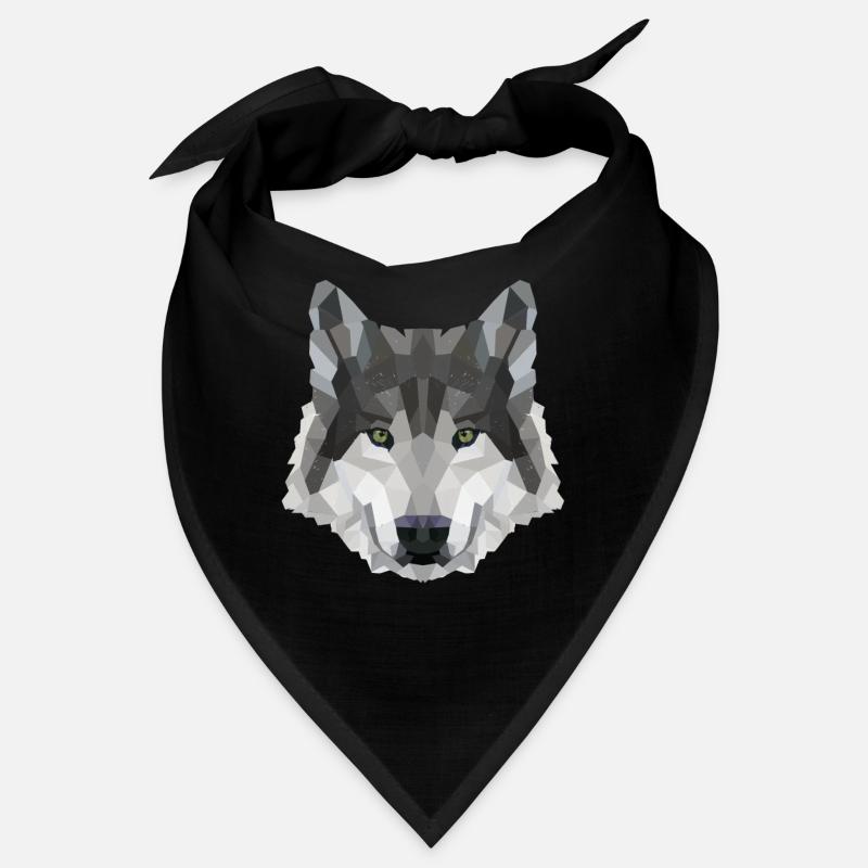 POLYGONE LOUPS LOUPS HUSKY PACK PACK CHIEN PACK PACK Bandana