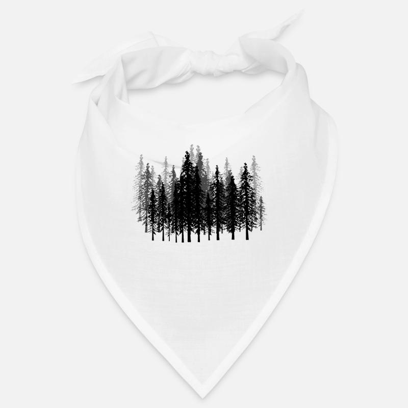Wald Wälder Förster Jäger Geschenkidee Camping - Bandana - Weiß