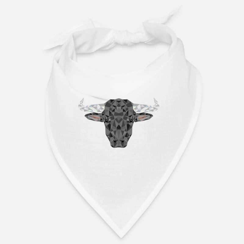 Bull Bull Bull Bullfighting Polygon Cattle Animals Spain Bandana