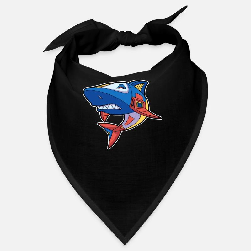 Robot shark shark predator Bandana