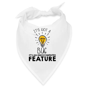 Programmierer - Bandana - Weiß - Vorne