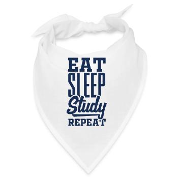 Studieren - Bandana - Weiß - Vorne