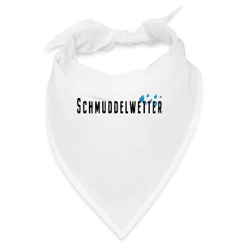 Schmuddelwetter Regen Winter Herbst Hamburg Norden - Bandana - Weiß - Vorne