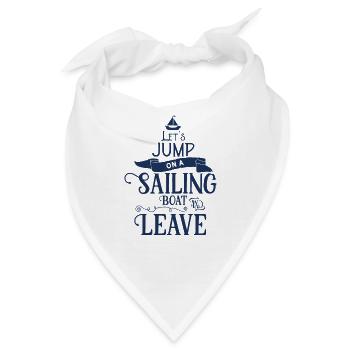 Segelschule Seglerin Segeln Segler Segelverein - Bandana - Weiß - Vorne