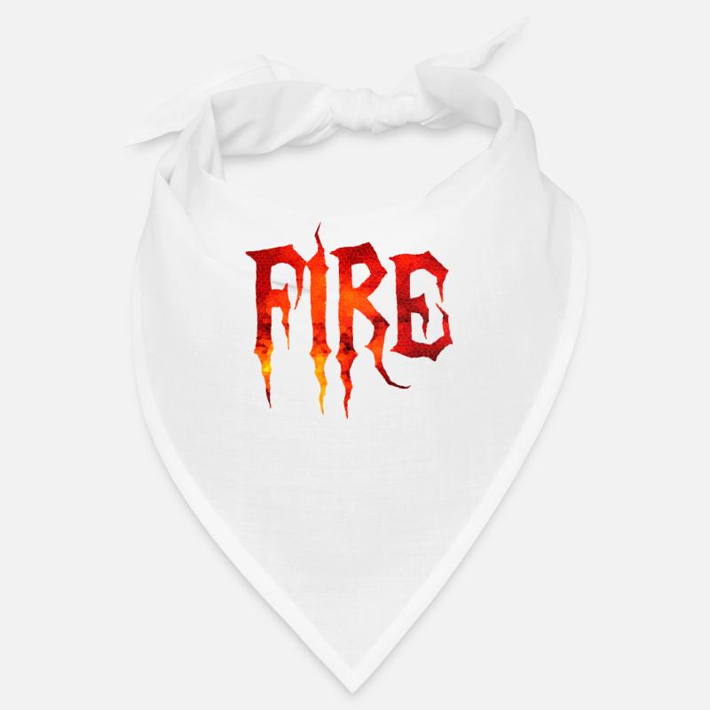 Fire rot - Bandana - Weiß