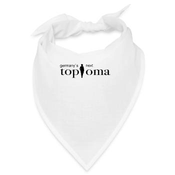 Top Oma Model Junggeblieben Schön Laufsteg - Bandana - Weiß - Vorne