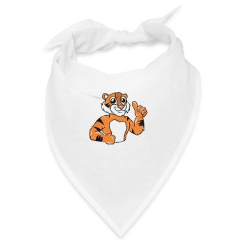 Tiger - Bandana - Weiß - Vorne
