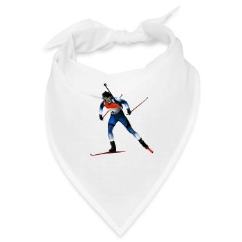 Fallschirm - Bandana - Weiß - Vorne