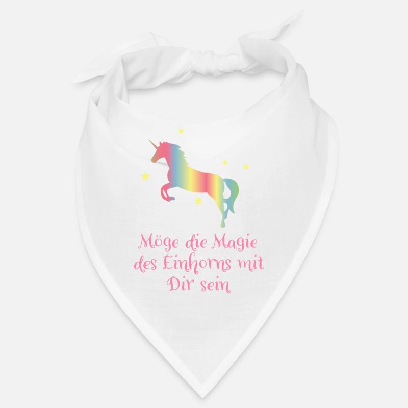 Einhorn - Bandana - Weiß