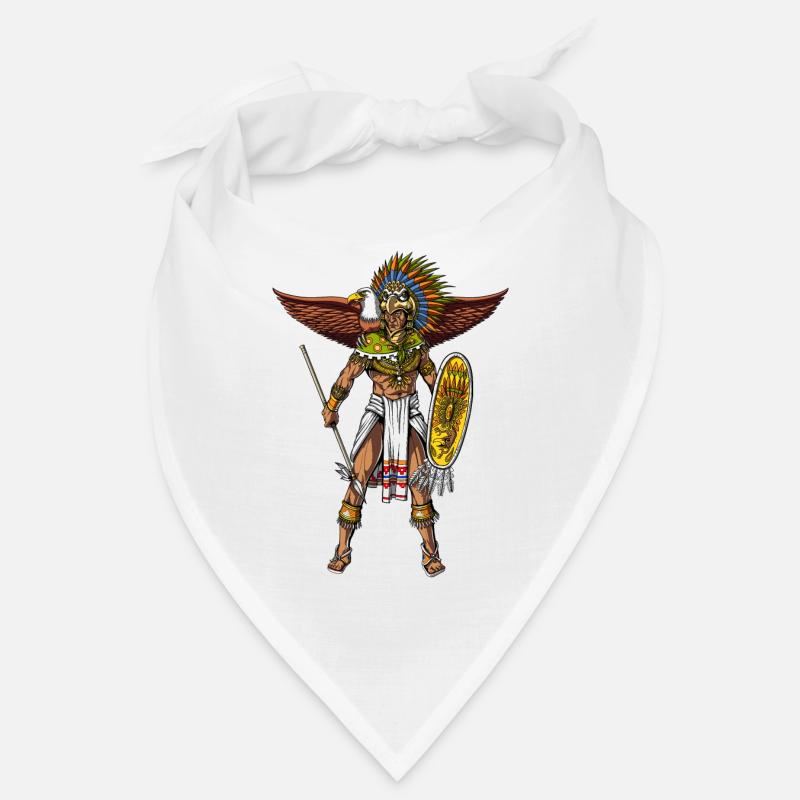 Aztec Eagle Warrior Native Mexican Indian Bandana