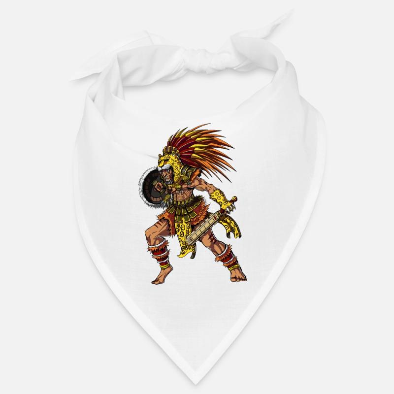 Guerrier Jaguar Aztèque Bandana