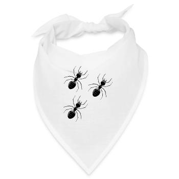 Ameise Ameisen Insekten Insekt Schädlinge Natur - Bandana - Weiß - Vorne