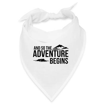 Bergsteigen - Bandana - Weiß - Vorne