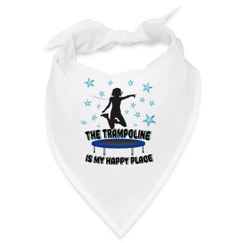 Jumping Trampolin Jumpen Jumpstyle Jump Fitness - Bandana - Weiß - Vorne