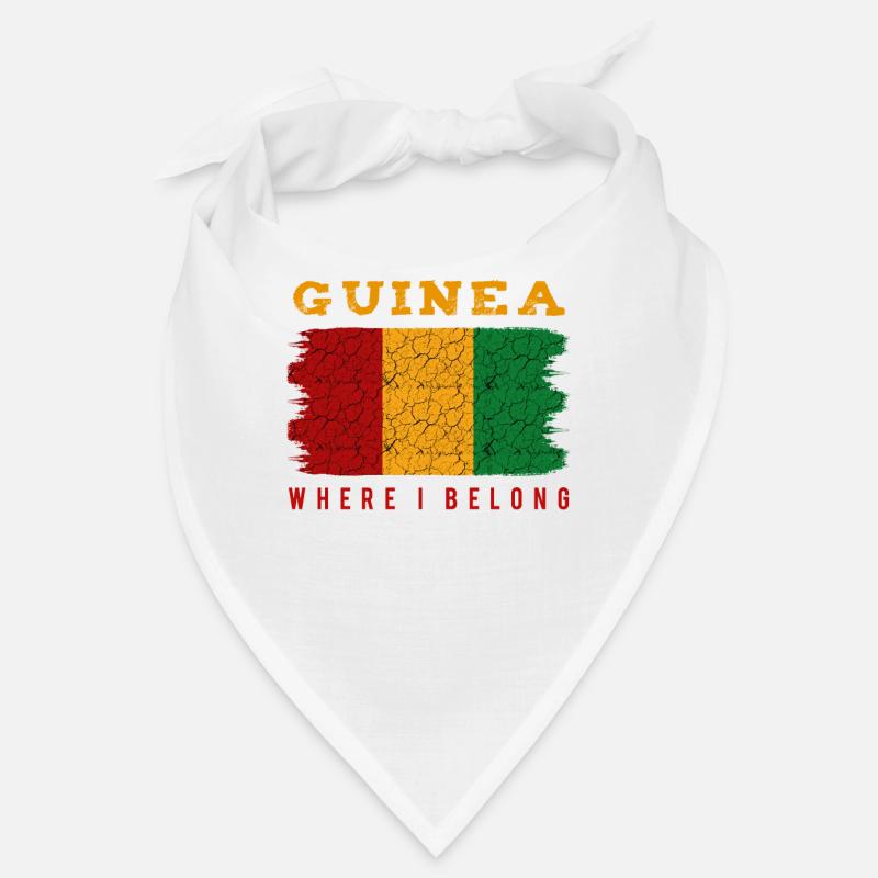 Guinea Where I Belong Cool Statement Geschenkidee Bandana