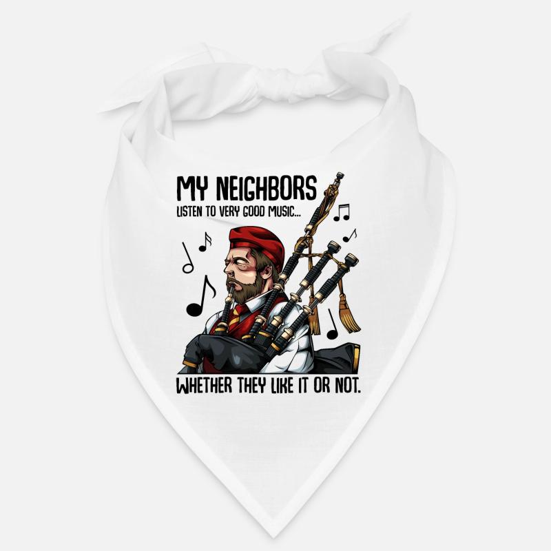 Cornemuse fraîche Cadeau de cornemuse Bandana