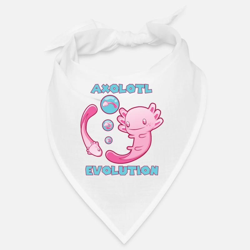 Axolotl Evolution Mexican Walking Fish produit Bandana