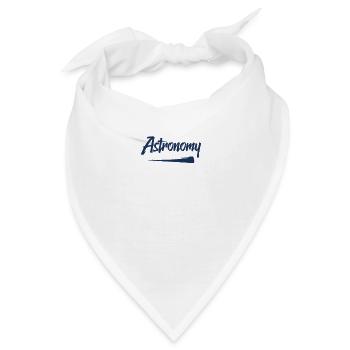 Astronomie - Bandana - Weiß - Vorne
