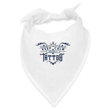 Tattoo Tattoo Tattoo Tattoo - Bandana - Weiß - Vorne