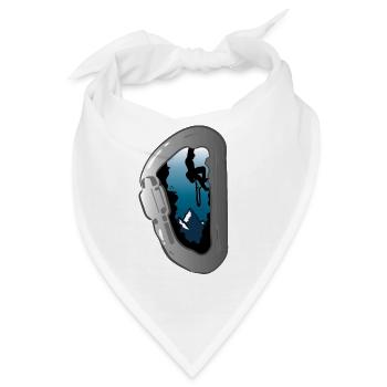 Klettern Karabiner - Bandana - Weiß - Vorne