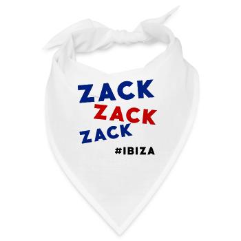 Zack zack zack Ibiza 2017 - Bandana - Weiß - Vorne