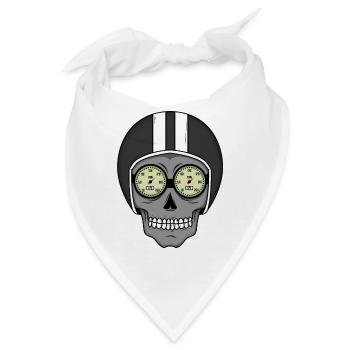 Vollgas - Bandana - Weiß - Vorne