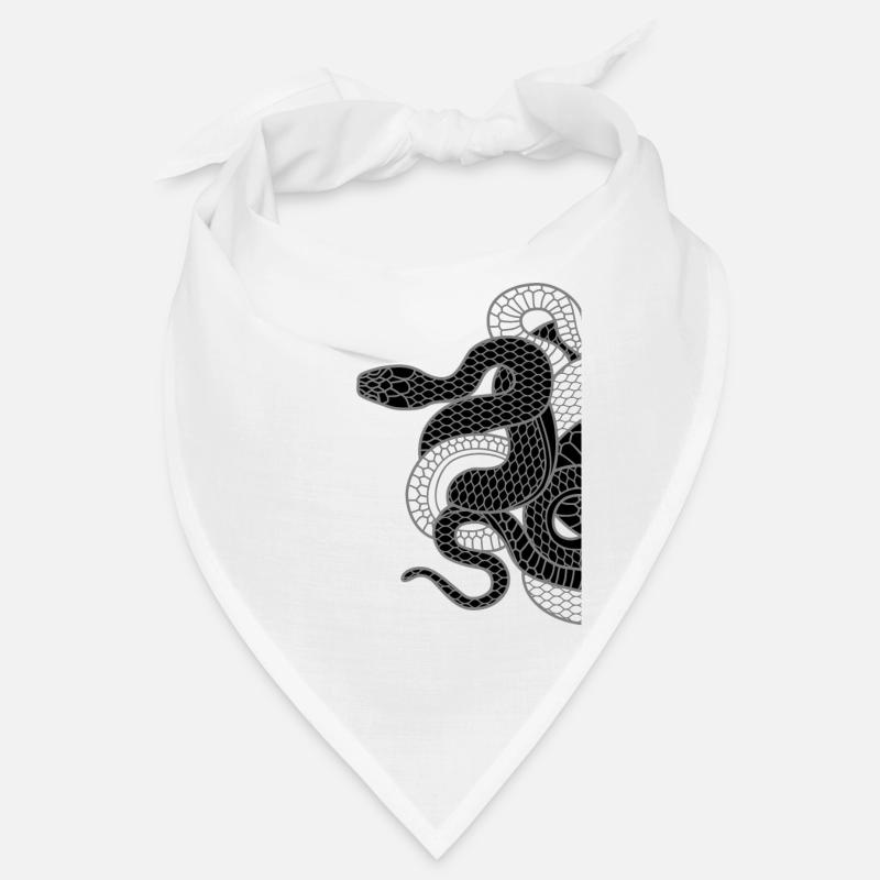 serpents - Bandana - blanc