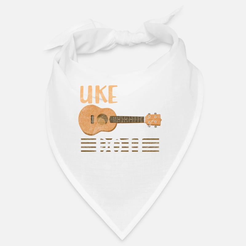 Ukulele Musikalisch - Bandana - Weiß