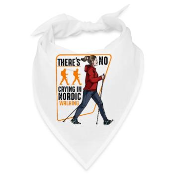 Nordic Walking - Bandana - Weiß - Vorne