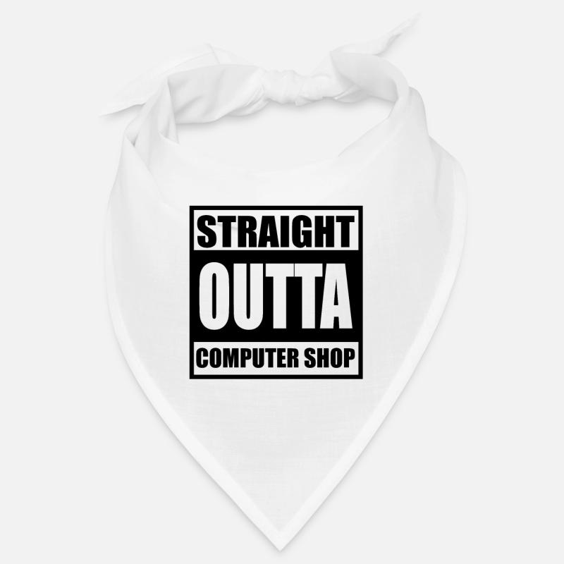 computer - Bandana - white