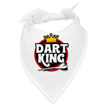 Dart Team Dartboard Dartpfeil Bullseye Dartverein - Bandana - Weiß - Vorne