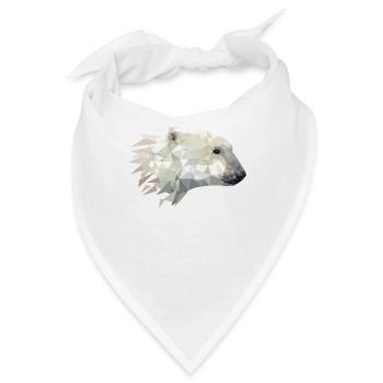 Polar Bär Eisbär Design - Bandana - Weiß - Vorne