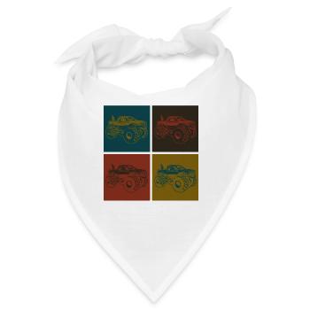 Monstertruck - Bandana - Weiß - Vorne