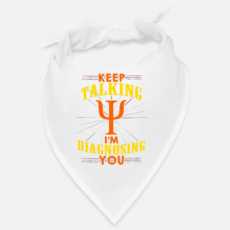 Déclarations de psychologue drôles Psi Déclaration cadeau Bandana