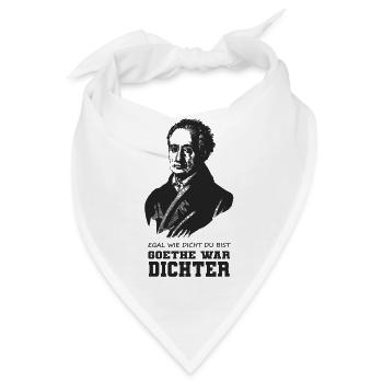 Goethe - Bandana - Weiß - Vorne