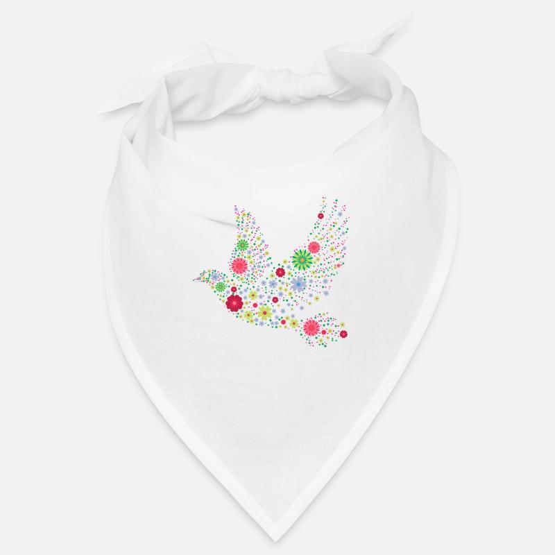 Hippie oiseau de fleurs Bandana