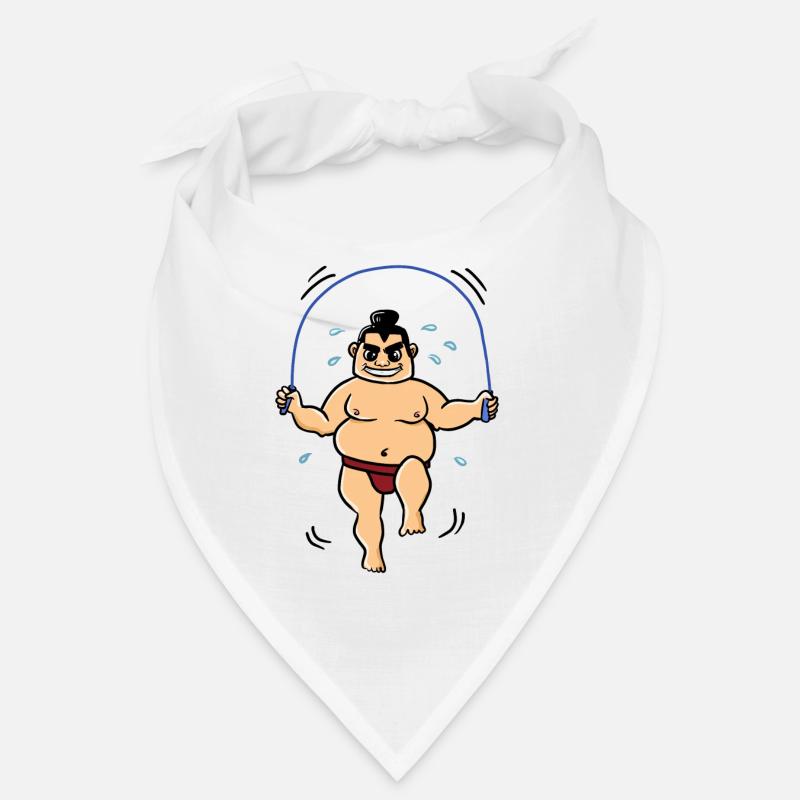 Schwitzender Sumo - Sumoringer beim springen Bandana