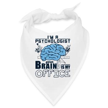 Psychologe - Bandana - Weiß - Vorne