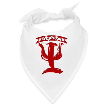 Psychologe - Bandana - Weiß - Vorne